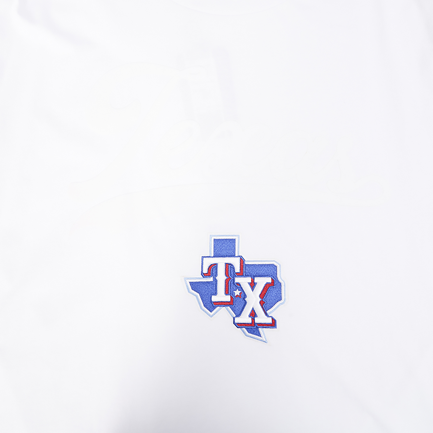 Pro Standard Rangers Living Large CJ Drop Shoulder T-Shirt - Men's - Blue/White/Red