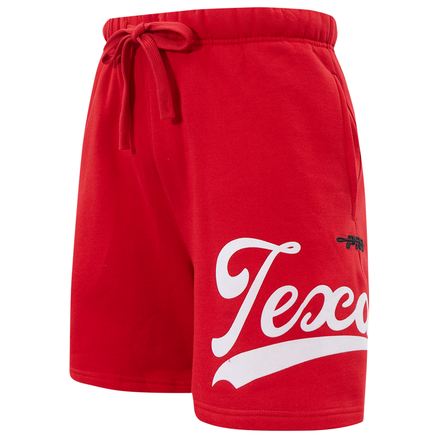 Pro Standard Rangers Living Large Fleece Shorts - Men's - Red/White