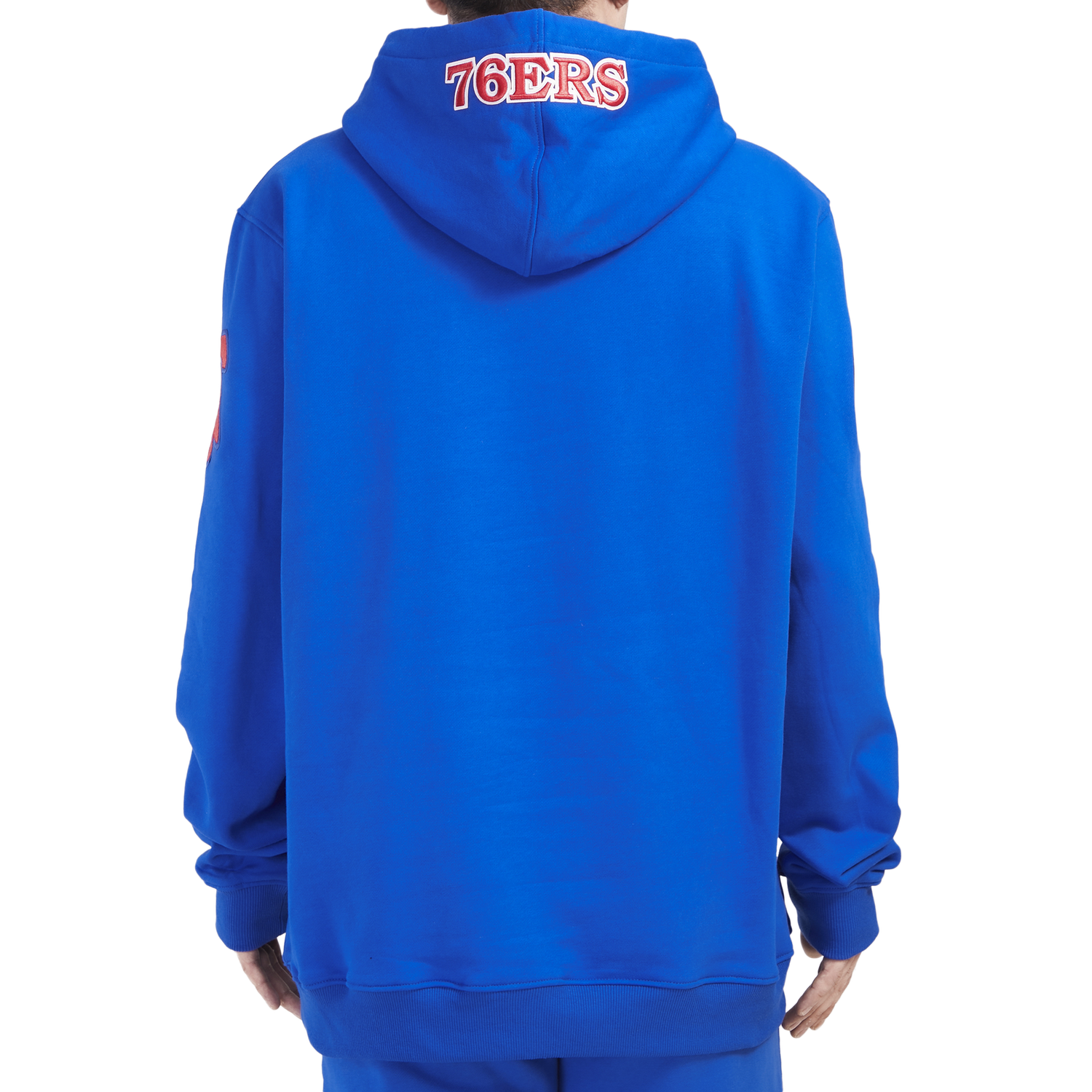 Pro Standard 76ERS OLD ENGLISH FLC PO HOODIE - Men's - Royal Blue