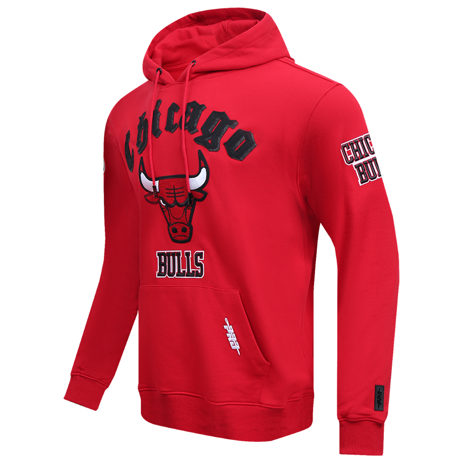 Pro Standard BULLS OLD ENGLISH FLC PO HOODIE - Men's - Red