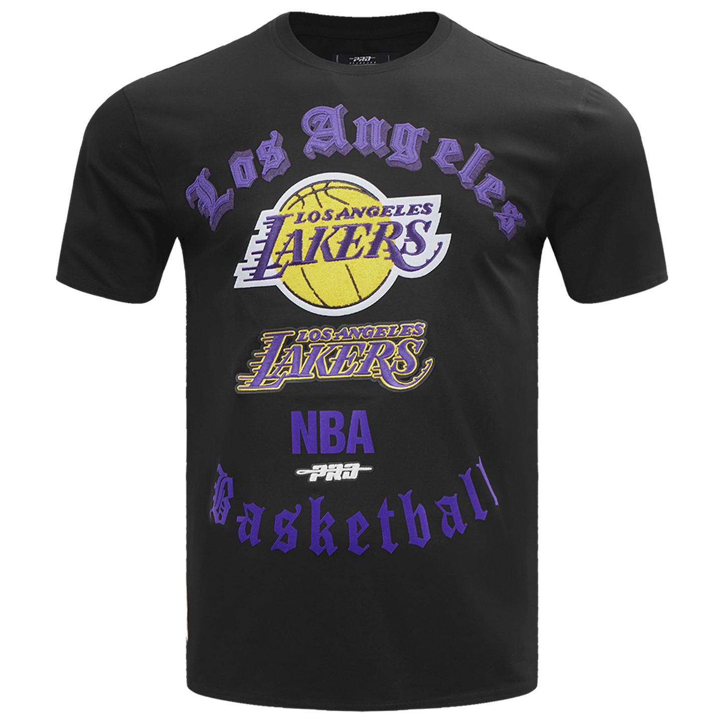 Pro Standard LAKERS OLD ENGLISH SJ TEE - Men's - Black