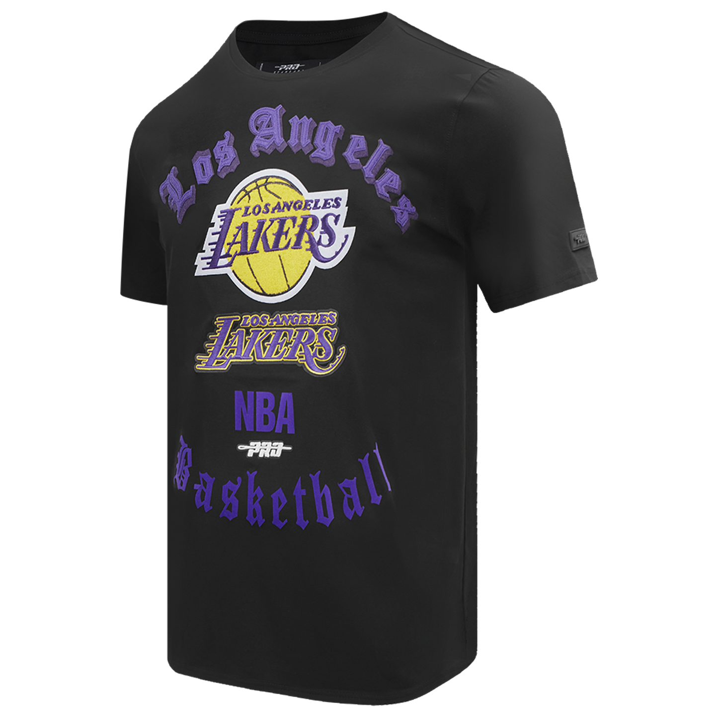 Pro Standard LAKERS OLD ENGLISH SJ TEE - Men's - Black