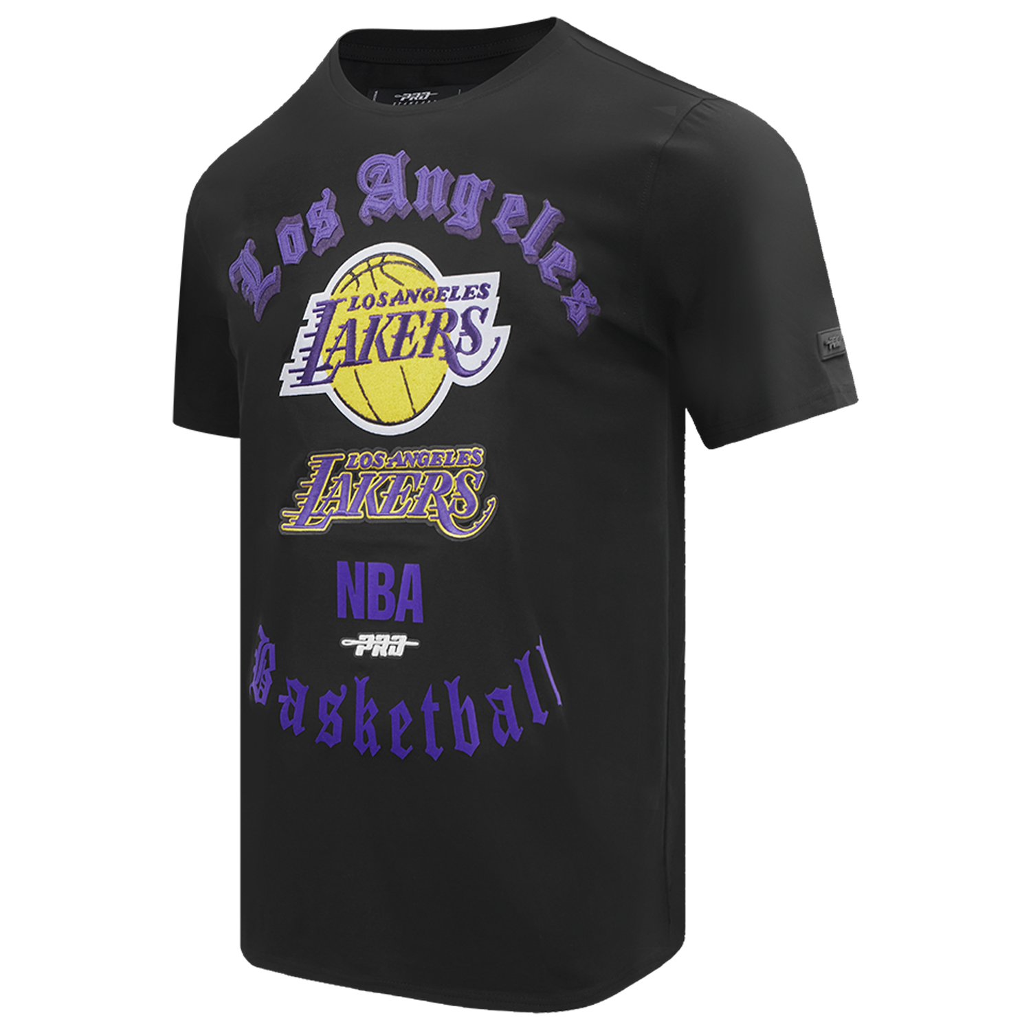 Pro Standard LAKERS OLD ENGLISH SJ TEE - Men's - Black