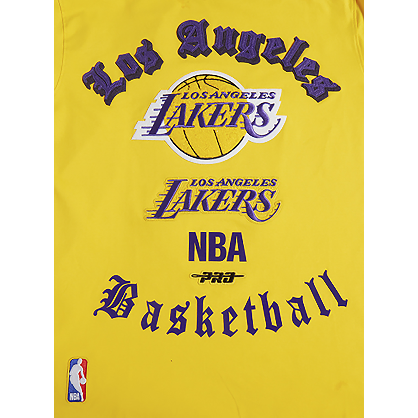 Pro Standard LAKERS OLD ENGLISH SJ TEE - Men's - Yellow