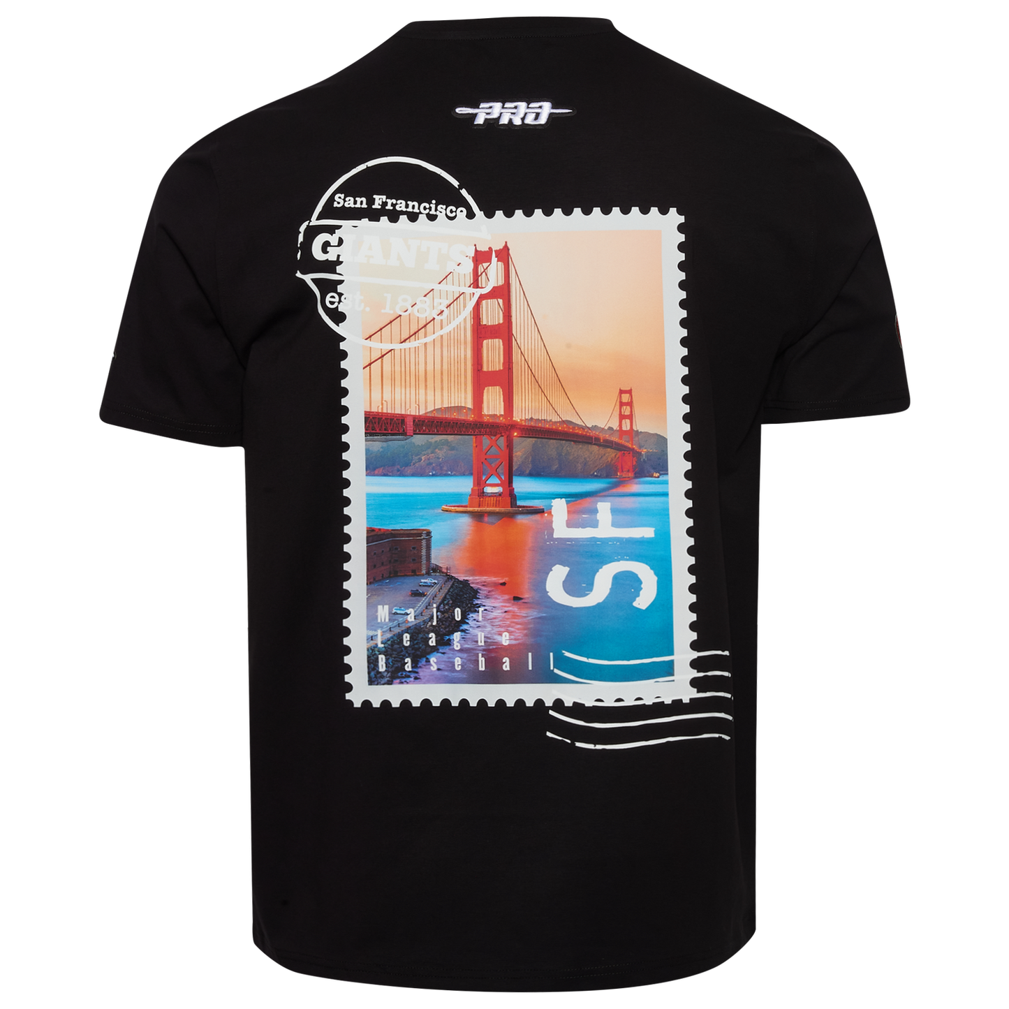 Pro Standard San Francisco Giants Postage SJ T-Shirt - Men's - Black/Multi