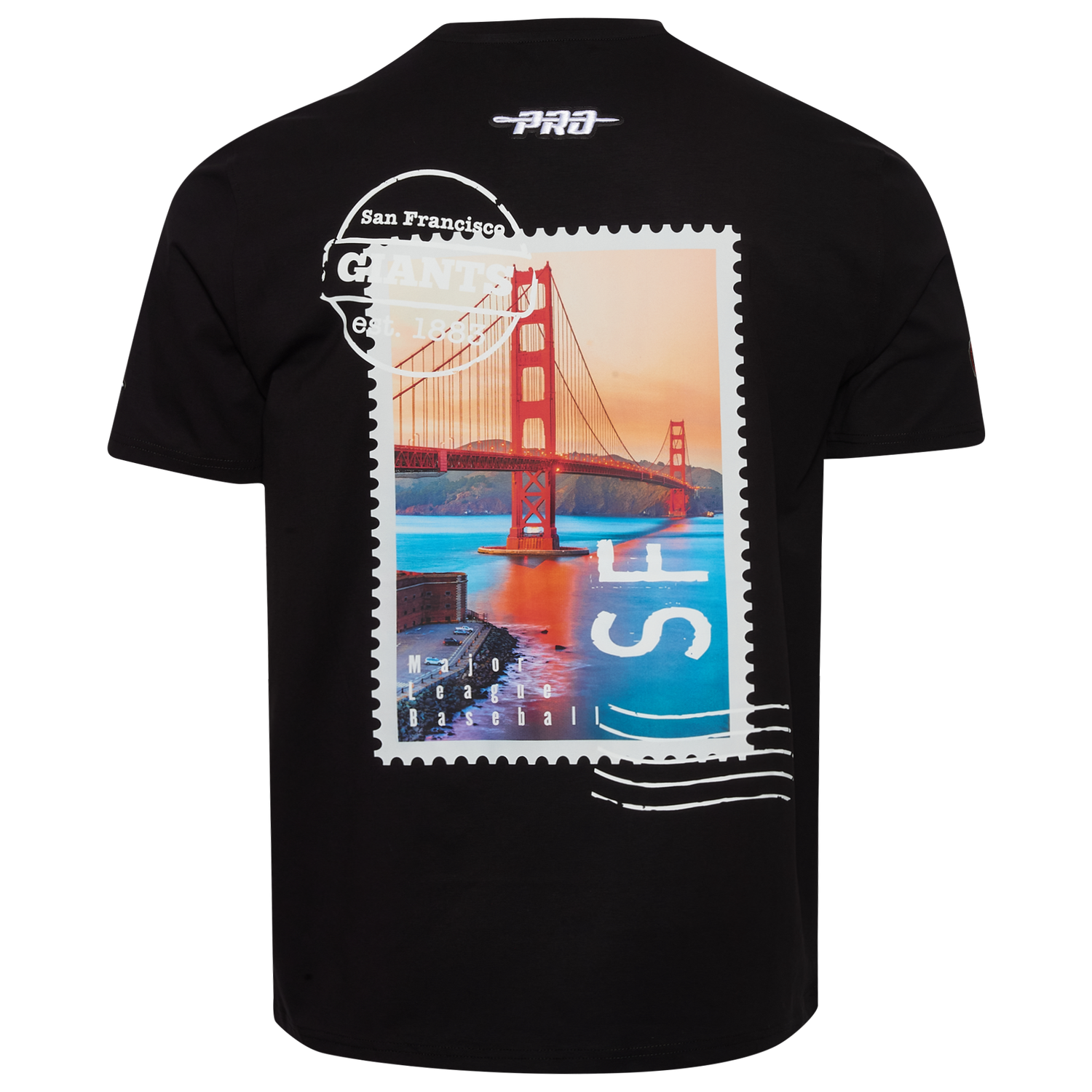 Pro Standard San Francisco Giants Postage SJ T-Shirt - Men's - Black/Multi