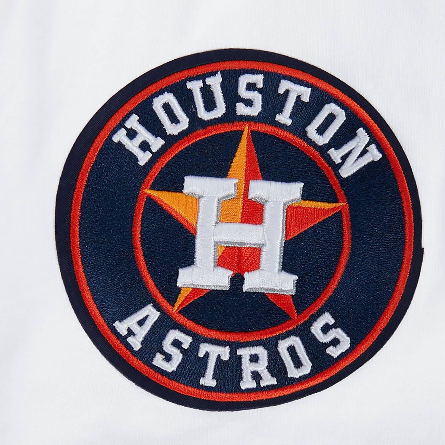 Pro Standard Astros Living Large CJ Drop Shoulder T-Shirt - Men's - Black/White/Orange