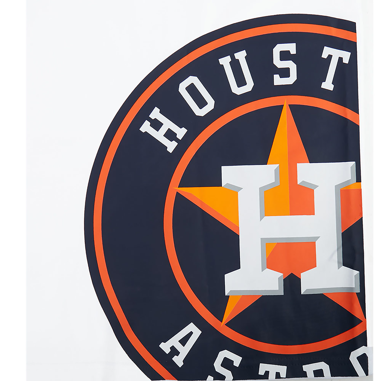 Pro Standard Astros Living Large CJ Drop Shoulder T-Shirt - Men's - Black/White/Orange