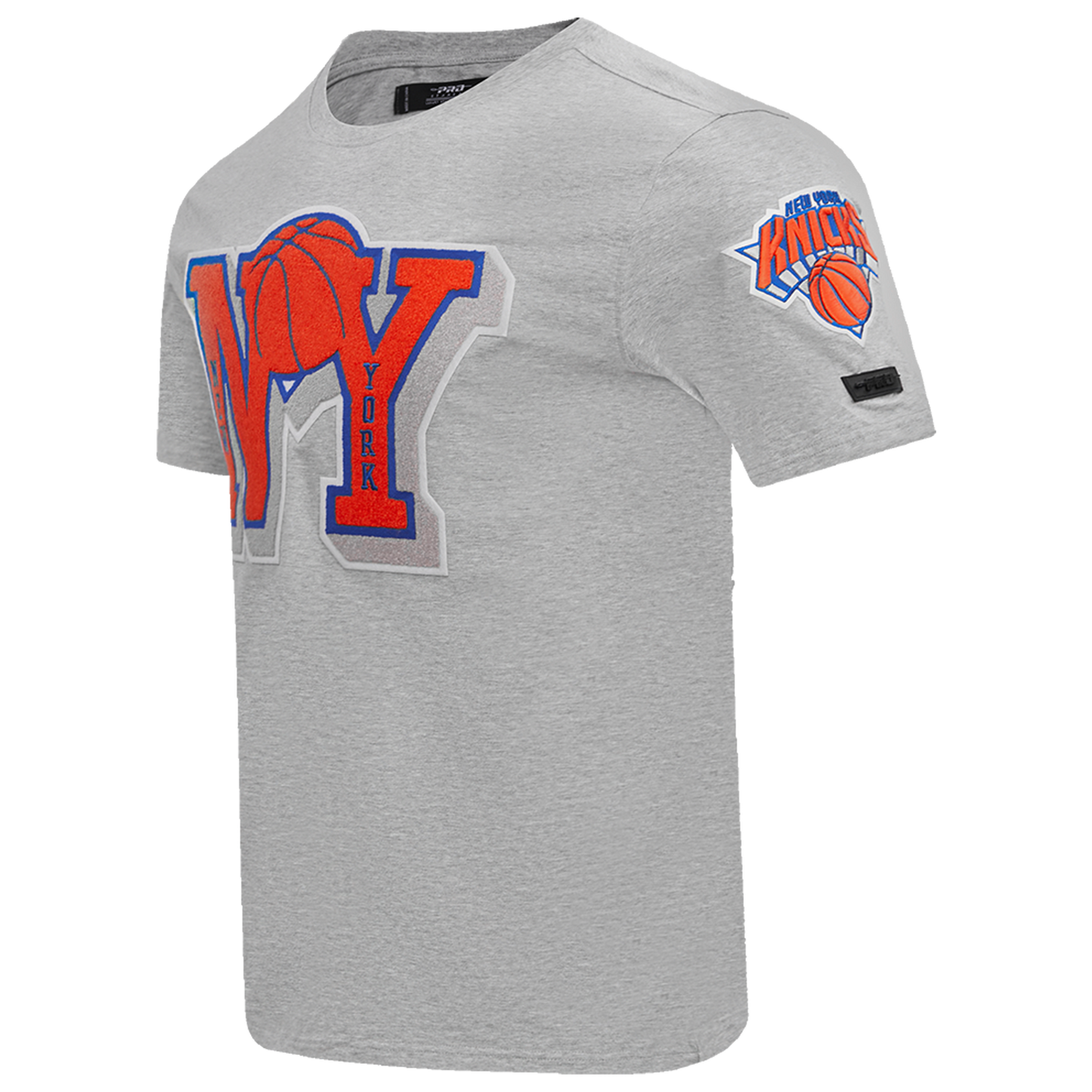 Pro Standard Knicks Mash Up T-Shirt - Men's - Heather Grey