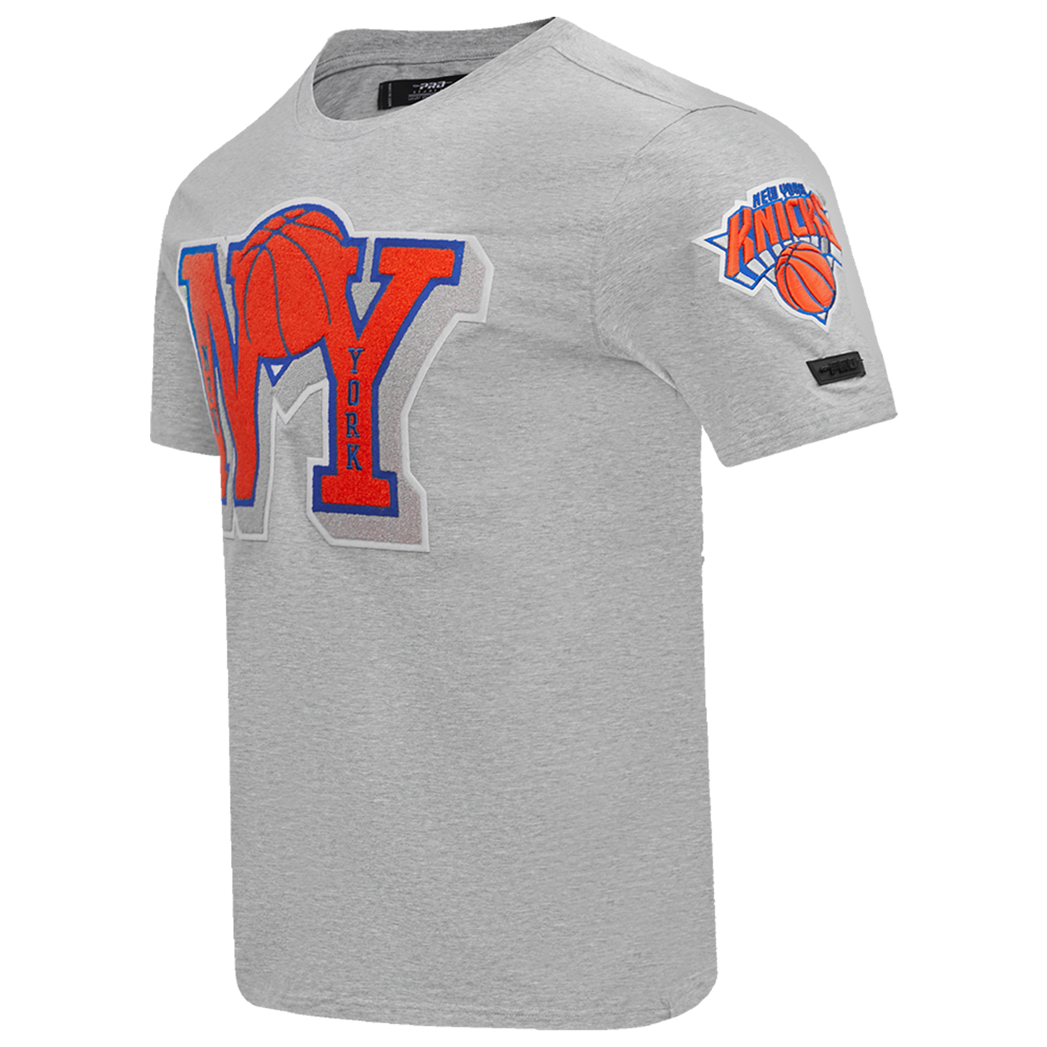Pro Standard Knicks Mash Up T-Shirt - Men's - Heather Grey