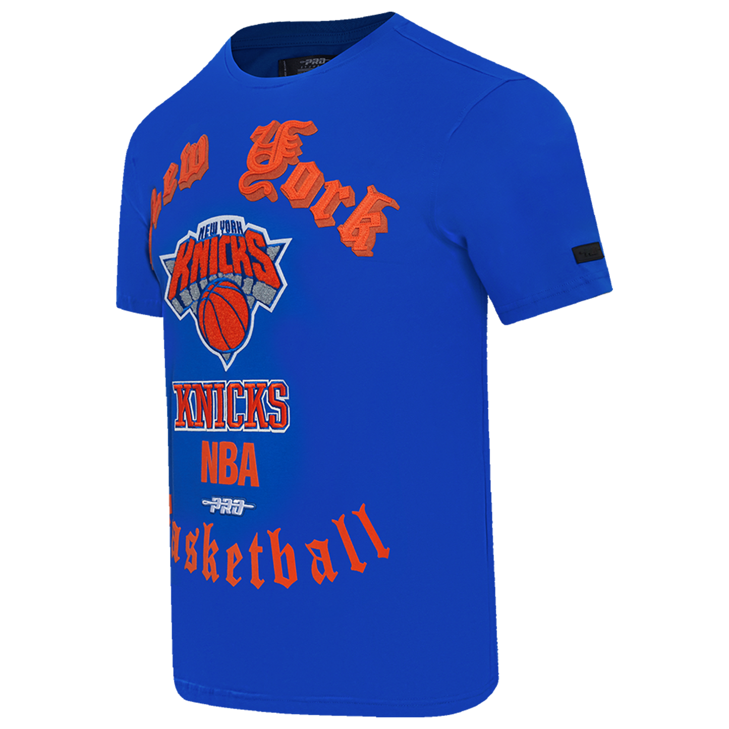 Pro Standard KNICKS OLD ENGLISH SJ TEE - Men's - Royal Blue