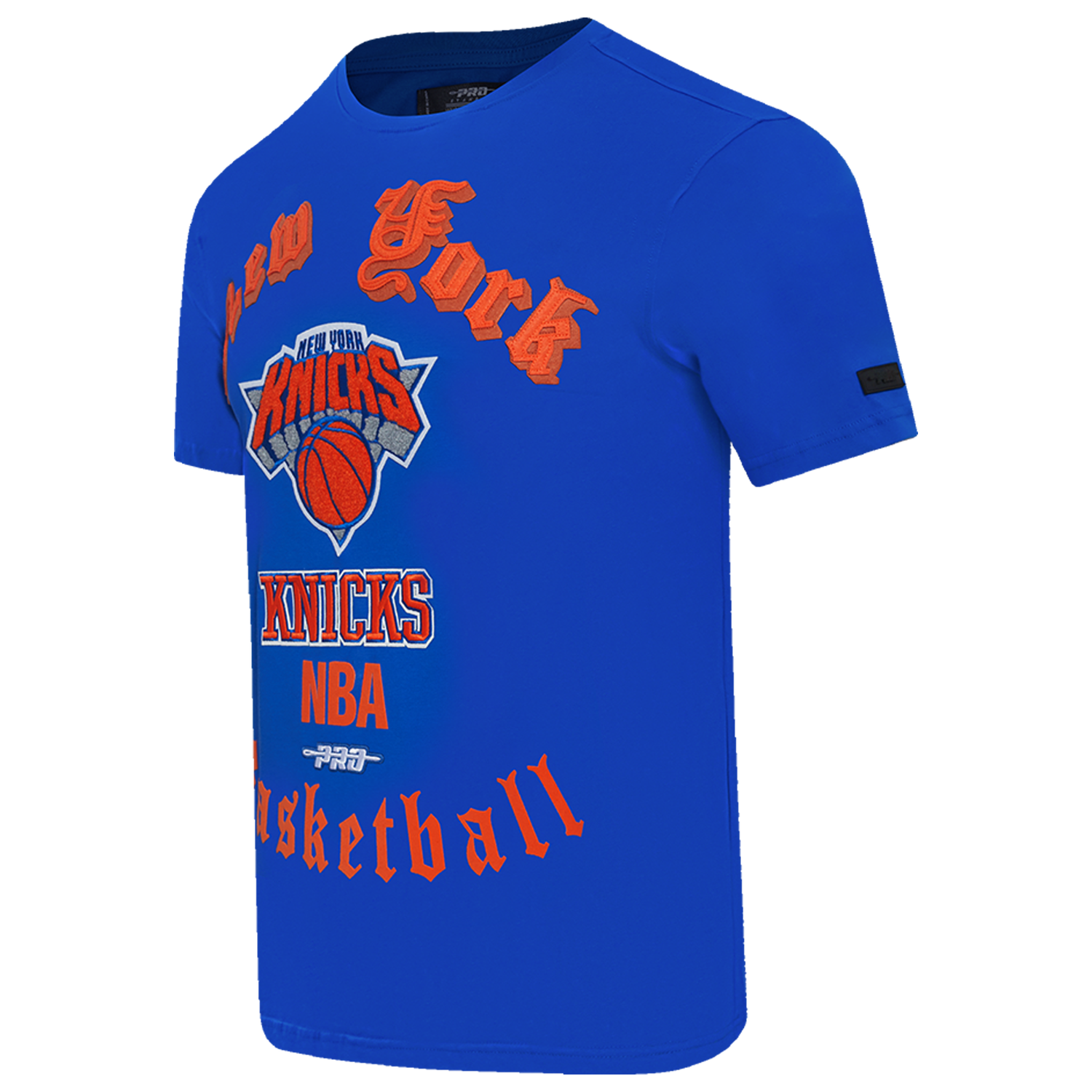 Pro Standard KNICKS OLD ENGLISH SJ TEE - Men's - Royal Blue