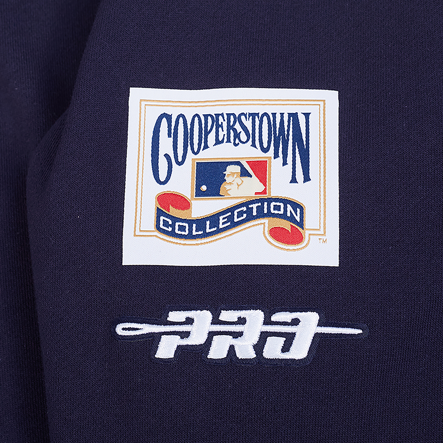 Pro Standard Tigers Champs Drop Shoulder Crew - Men's - Navy/Multi