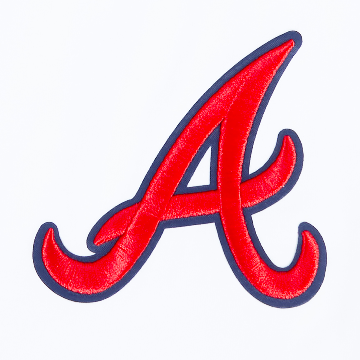 Pro Standard Braves Living Large CJ Drop Shoulder T-Shirt - Men's - Red/White
