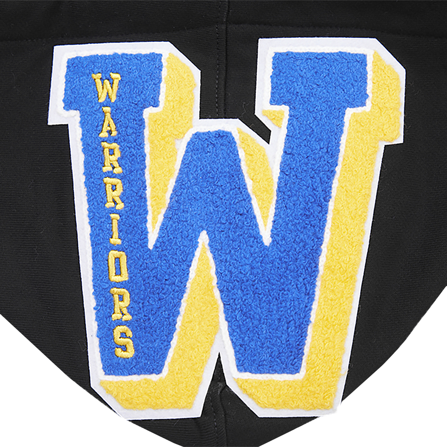 Pro Standard WARRIORS MASH UP RIB FLC PO HOODIE - Men's - Black/Royal Blue/Black