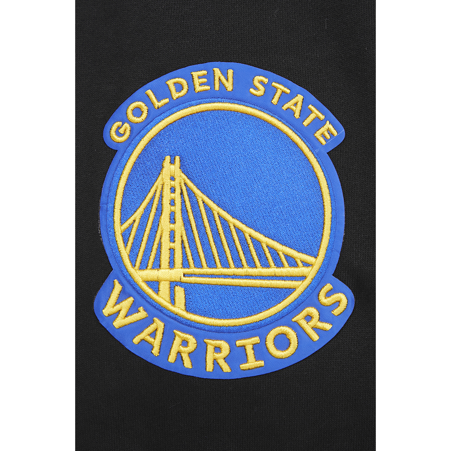 Pro Standard WARRIORS MASH UP RIB FLC PO HOODIE - Men's - Black/Royal Blue/Black