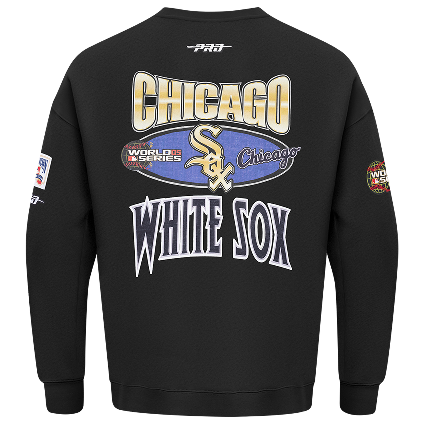 Pro Standard White Sox Champs Drop Shoulder Crew - Men's - Multi/Black