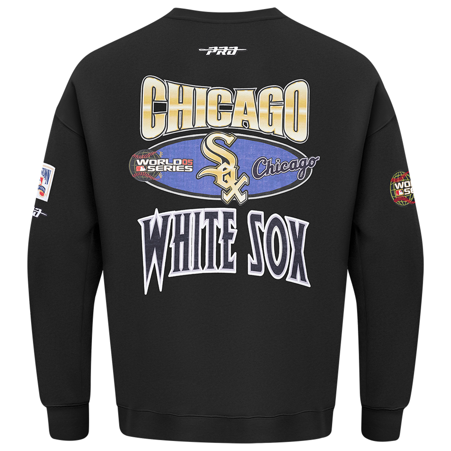 Pro Standard White Sox Champs Drop Shoulder Crew - Men's - Multi/Black