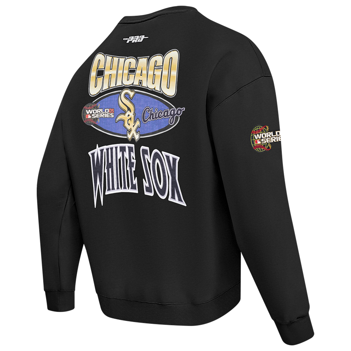 Pro Standard White Sox Champs Drop Shoulder Crew - Men's - Multi/Black