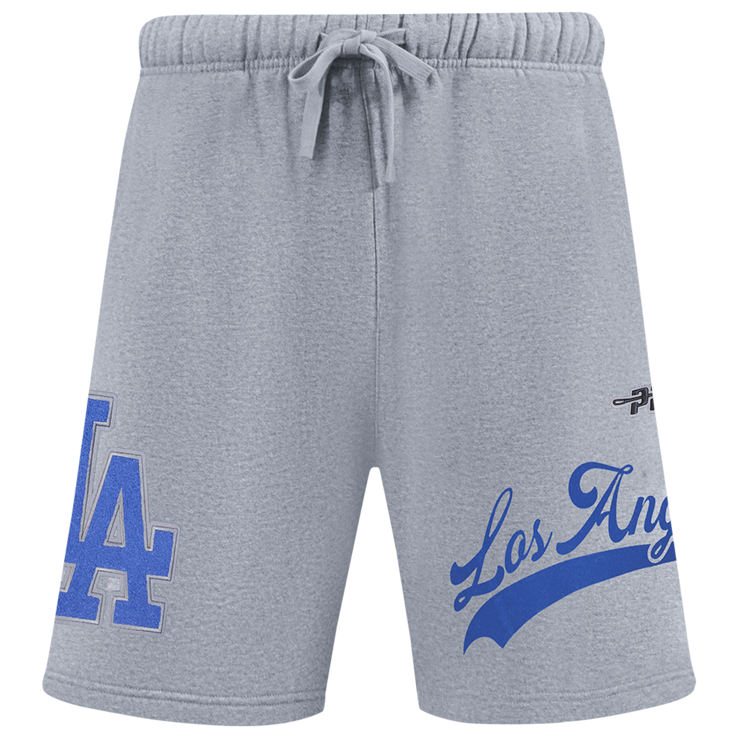 Pro Standard Dodgers Living Large Fleece Shorts - Men's - Blue/Gray