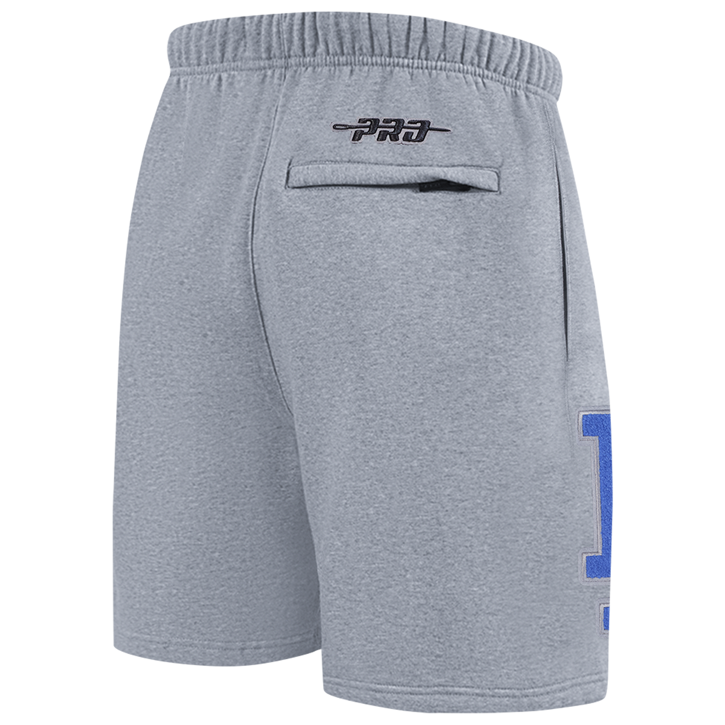 Pro Standard Dodgers Living Large Fleece Shorts - Men's - Blue/Gray