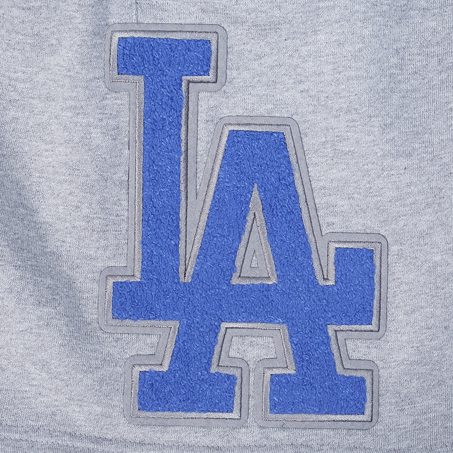 Pro Standard Dodgers Living Large Fleece Shorts - Men's - Blue/Gray