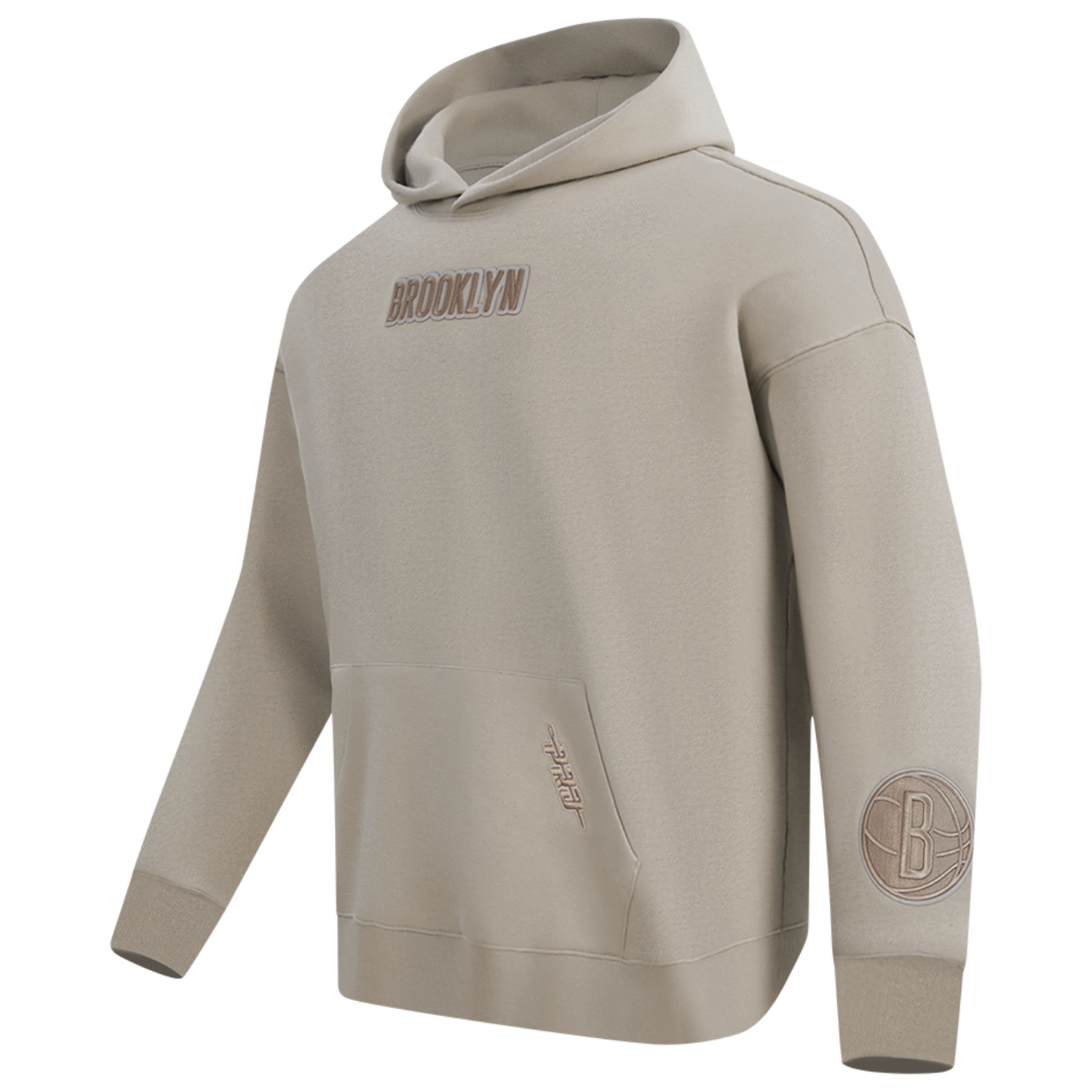 Pro Standard Nets Pullover Hoodie - Men's - Taupe