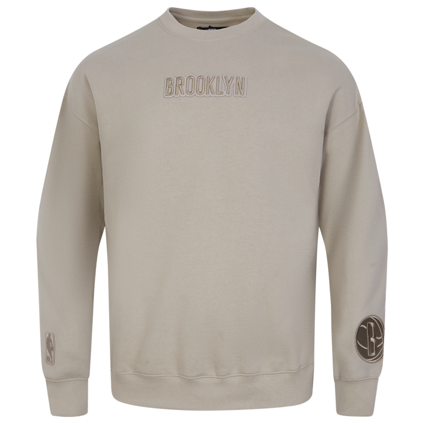 Pro Standard BROOKLYN NETS SWEATSHIRT - Men's - Taupe