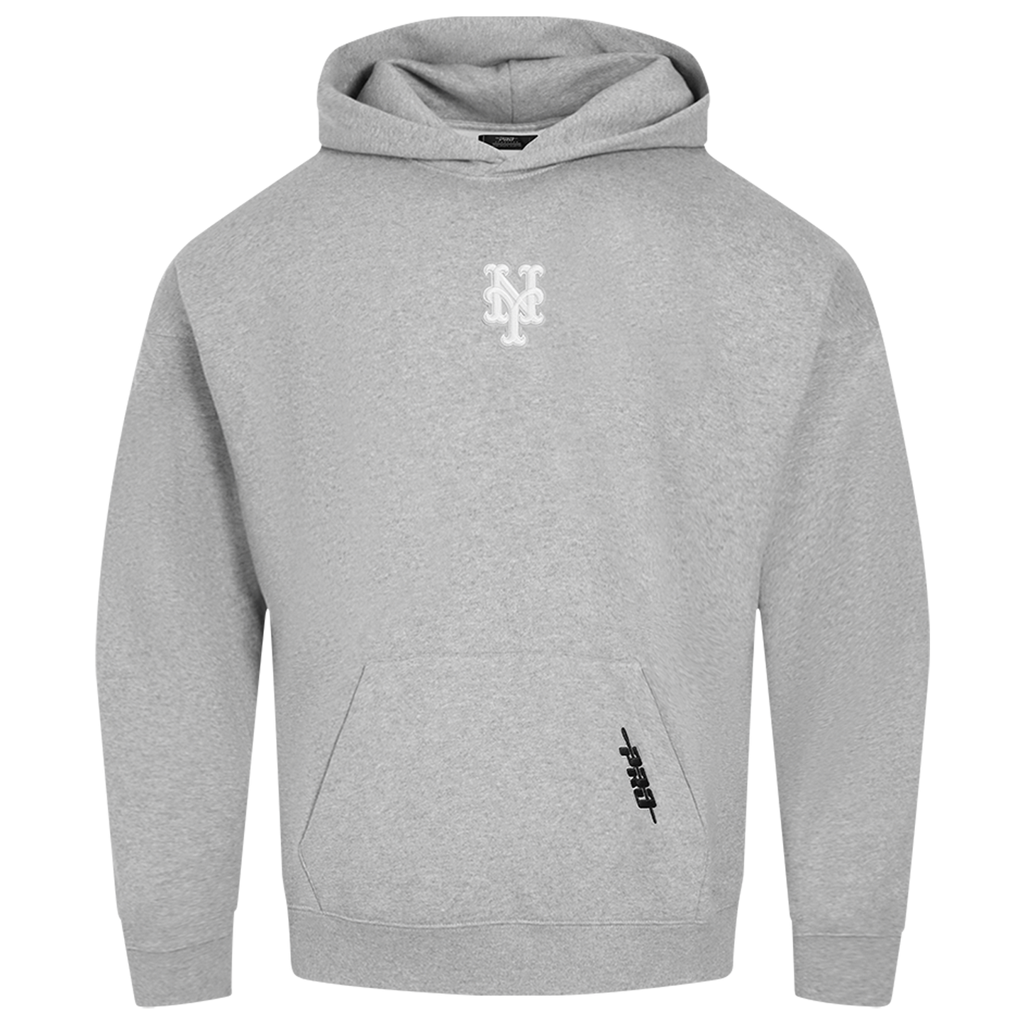 Pro Standard Mets Classic DS PO Hoodie - Men's - Grey/White