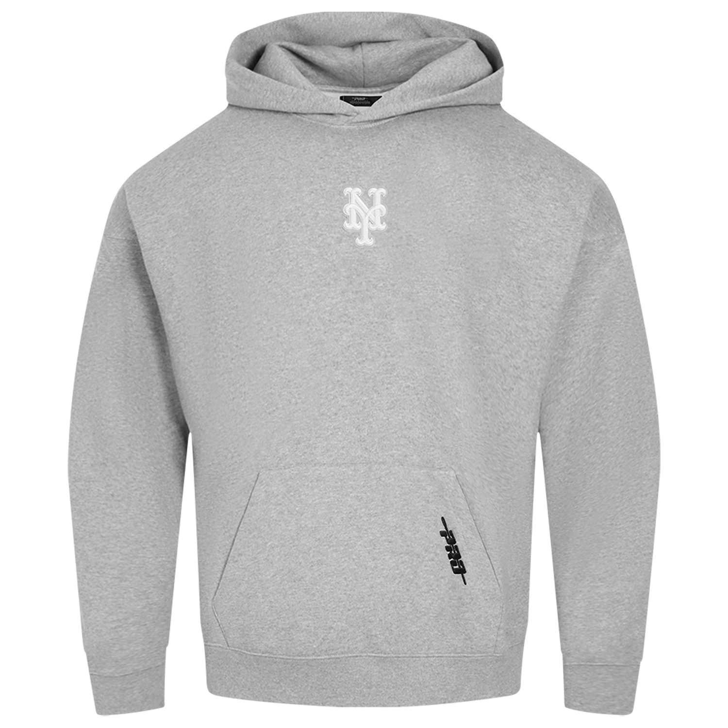 Pro Standard Mets Classic DS PO Hoodie - Men's - Grey/White