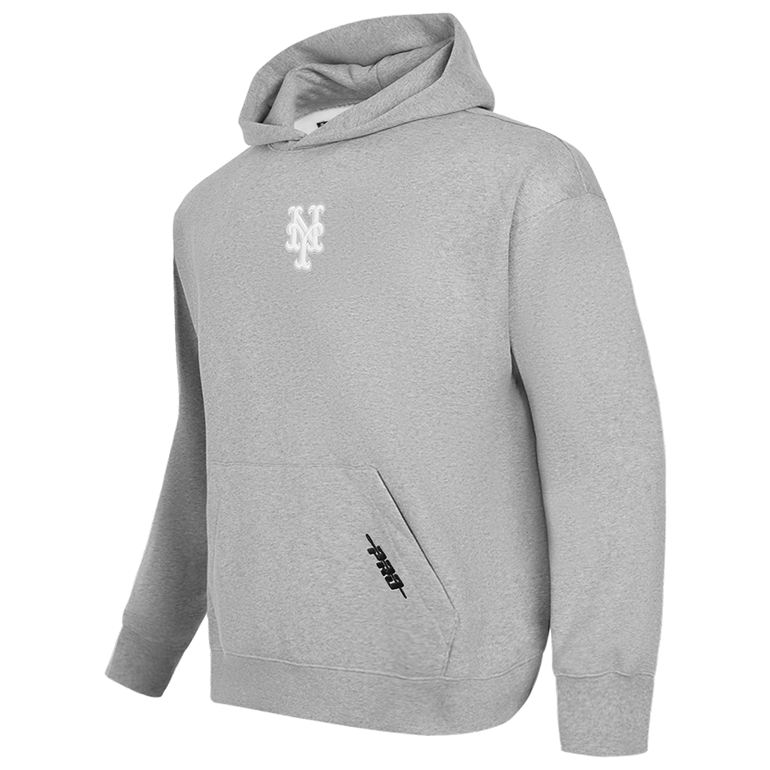 Pro Standard Mets Classic DS PO Hoodie - Men's - Grey/White
