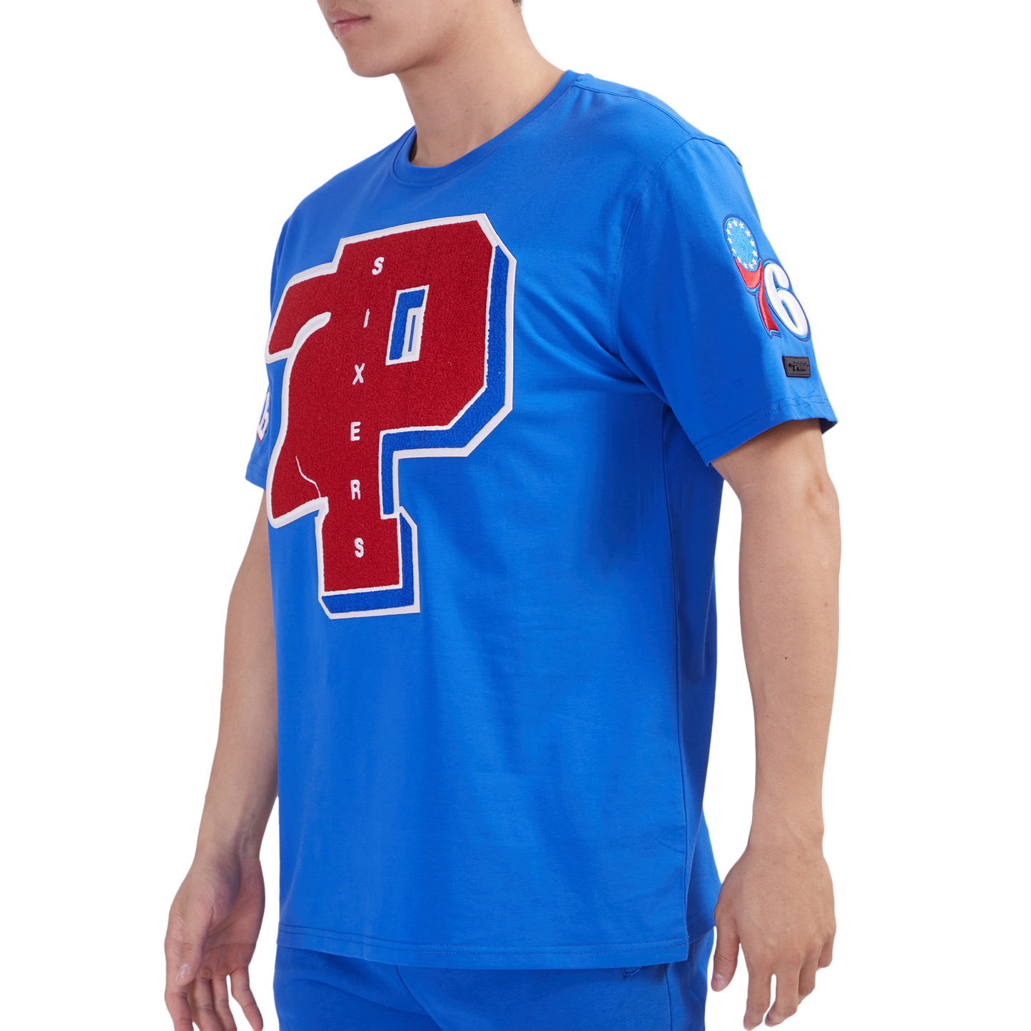 Pro Standard 76ERS MASH UP SJ TEE - Men's - Royal Blue