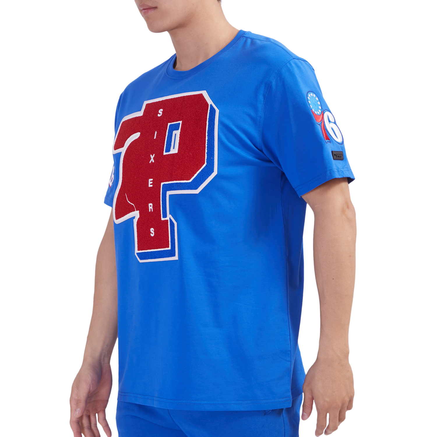 Pro Standard 76ERS MASH UP SJ TEE - Men's - Royal Blue