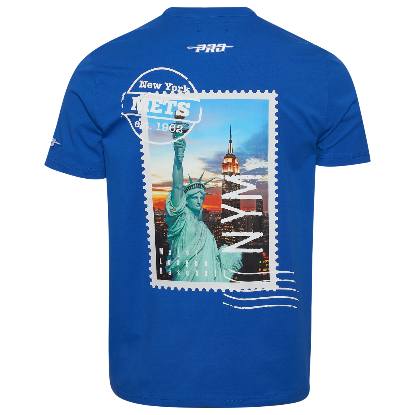 Pro Standard New York Mets Postage SJ T-Shirt - Men's - Blue/Multi