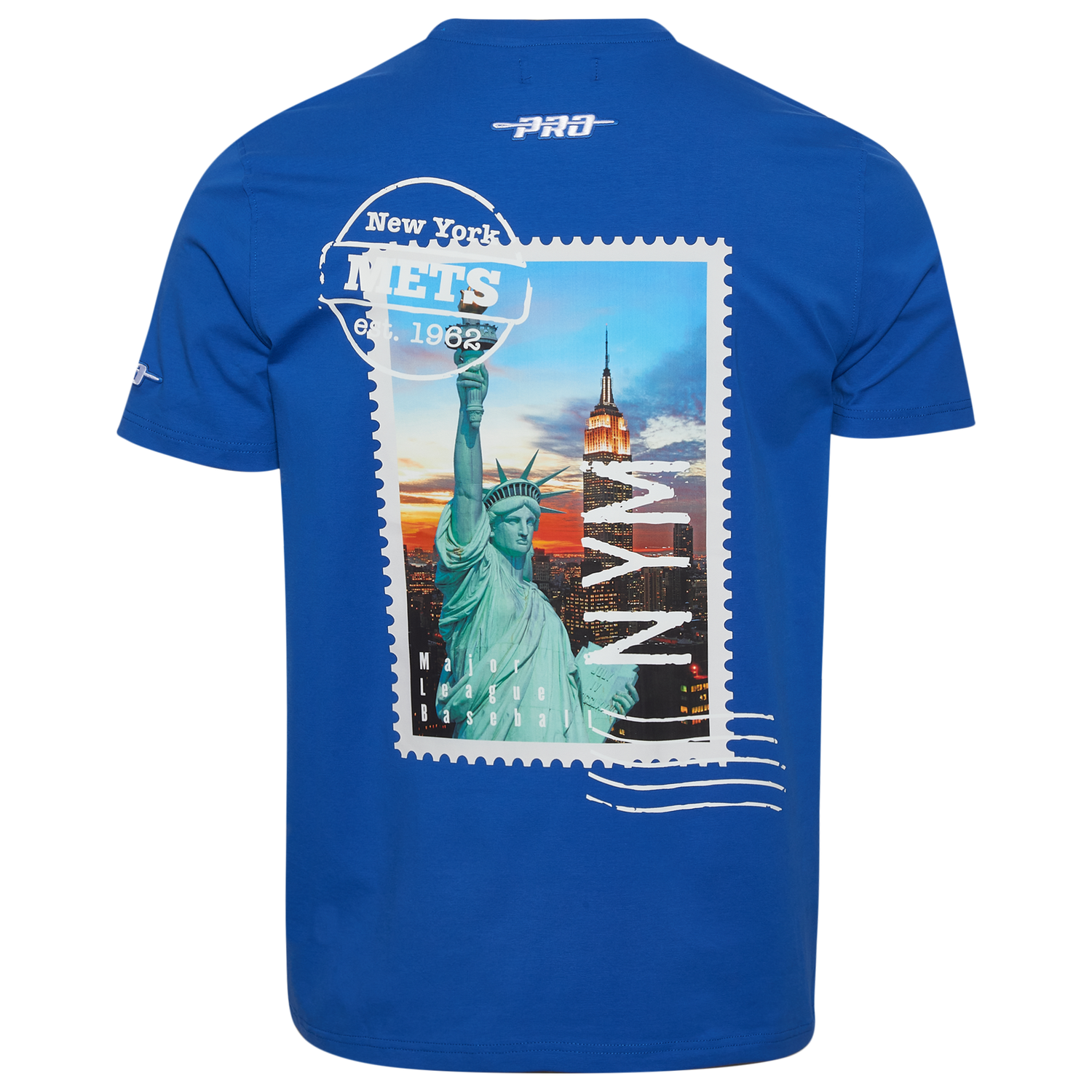 Pro Standard New York Mets Postage SJ T-Shirt - Men's - Blue/Multi