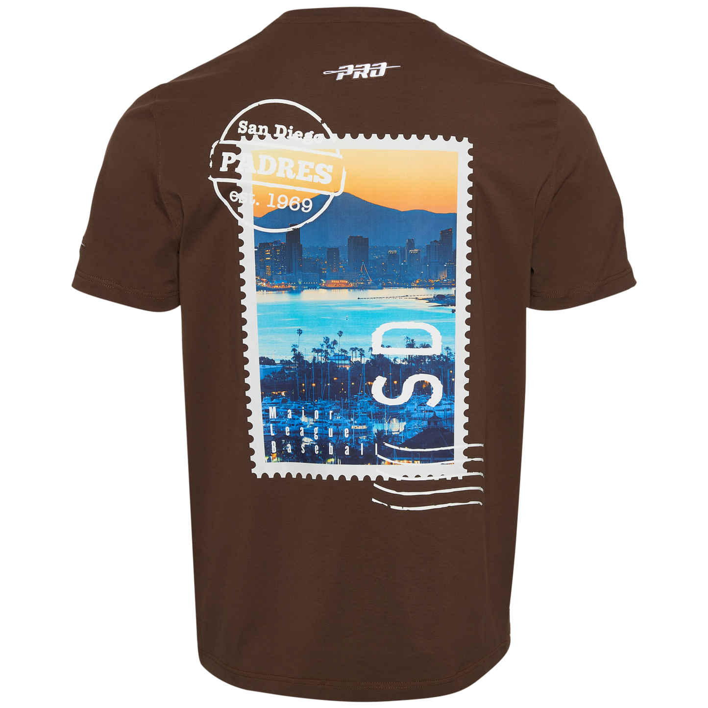 Pro Standard San Diego Padres Postage SJ T-Shirt - Men's - Brown/Multi