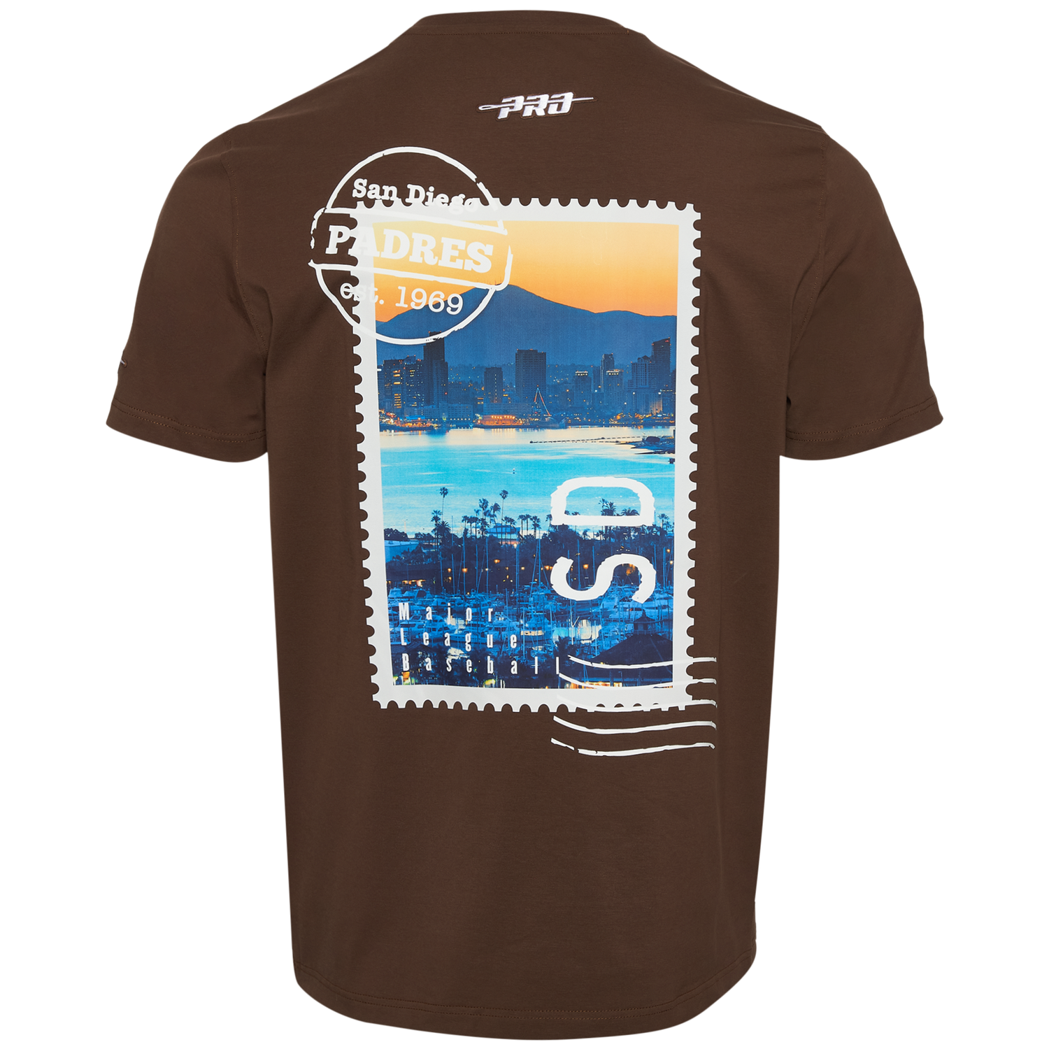 Pro Standard San Diego Padres Postage SJ T-Shirt - Men's - Brown/Multi