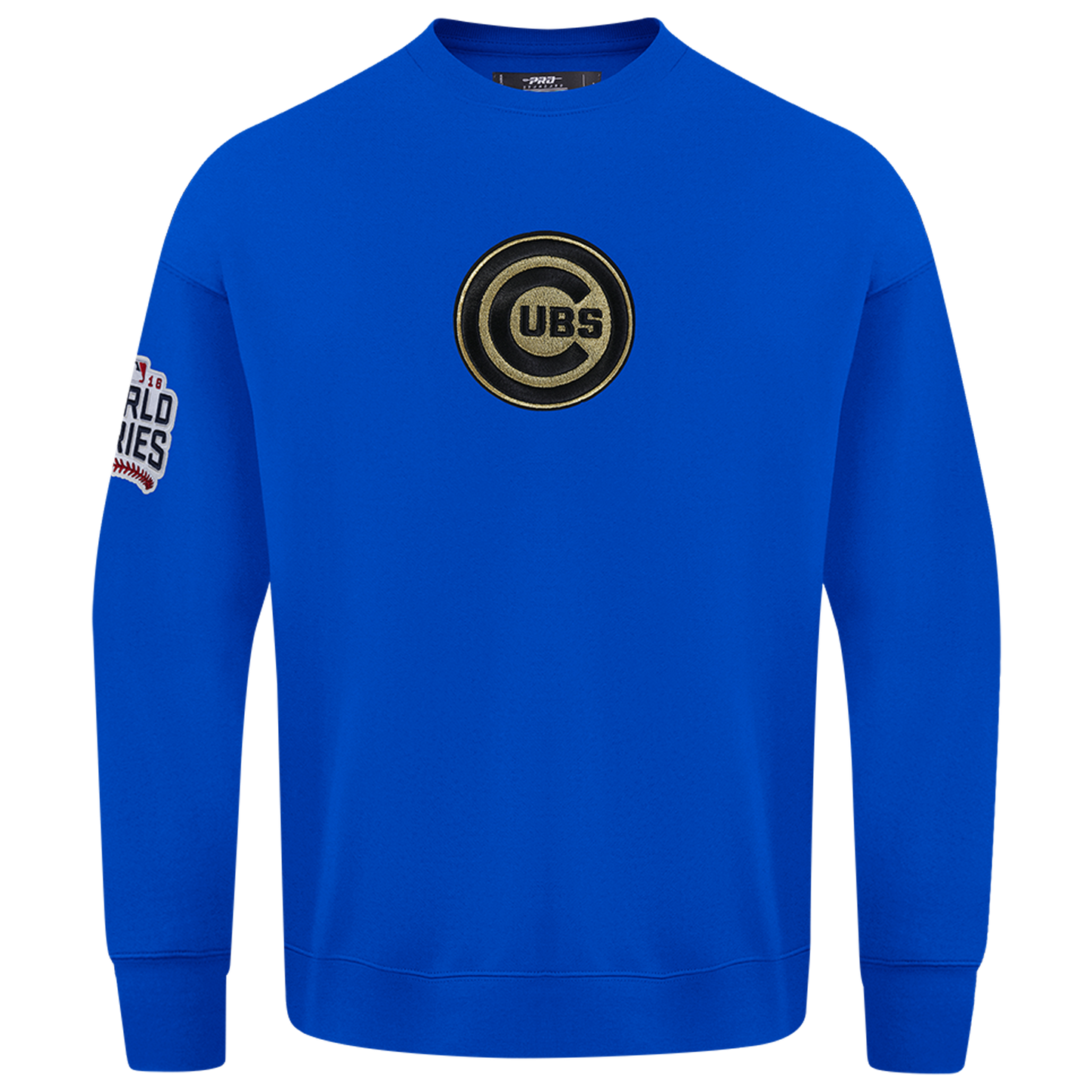 Pro Standard Cubs Champs Drop Shoulder Crew - Men's - Blue/Multi