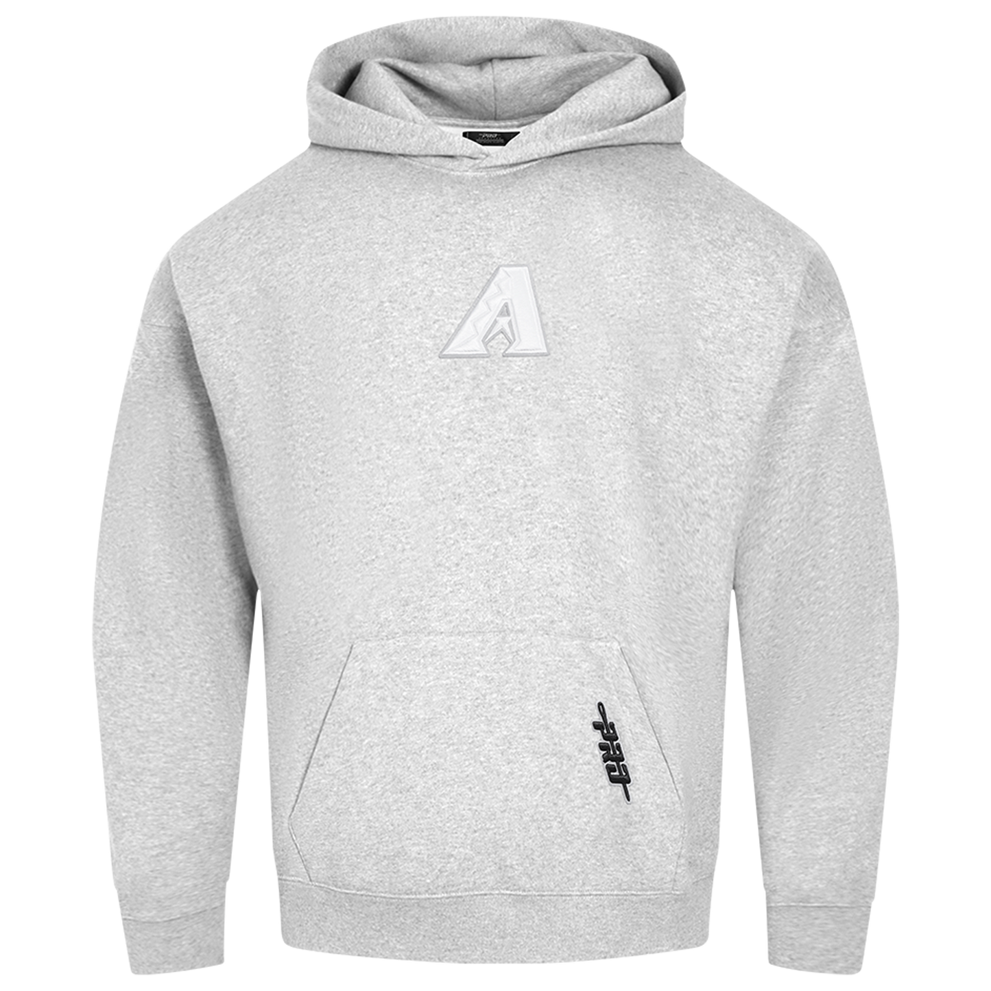 Pro Standard Diamondbacks Classic DS PO Hoodie - Men's - Grey/White
