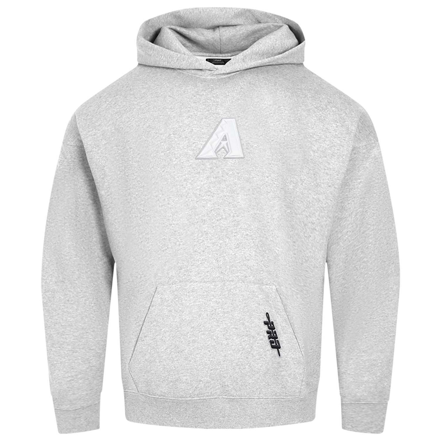Pro Standard Diamondbacks Classic DS PO Hoodie - Men's - Grey/White