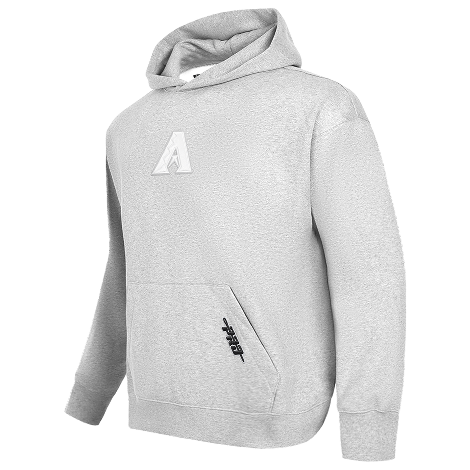 Pro Standard Diamondbacks Classic DS PO Hoodie - Men's - Grey/White