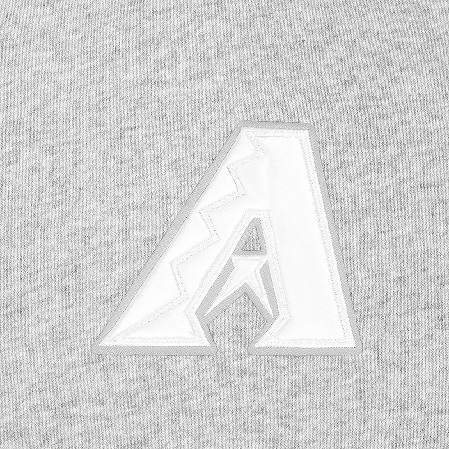 Pro Standard Diamondbacks Classic DS PO Hoodie - Men's - Grey/White