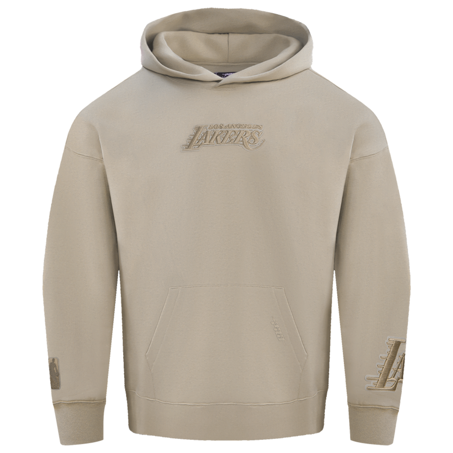 Pro Standard Lakers Pullover Hoodie - Men's - Taupe