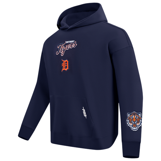 Pro Standard Tigers Pullover Hoodie - Men's - Midnight Navy