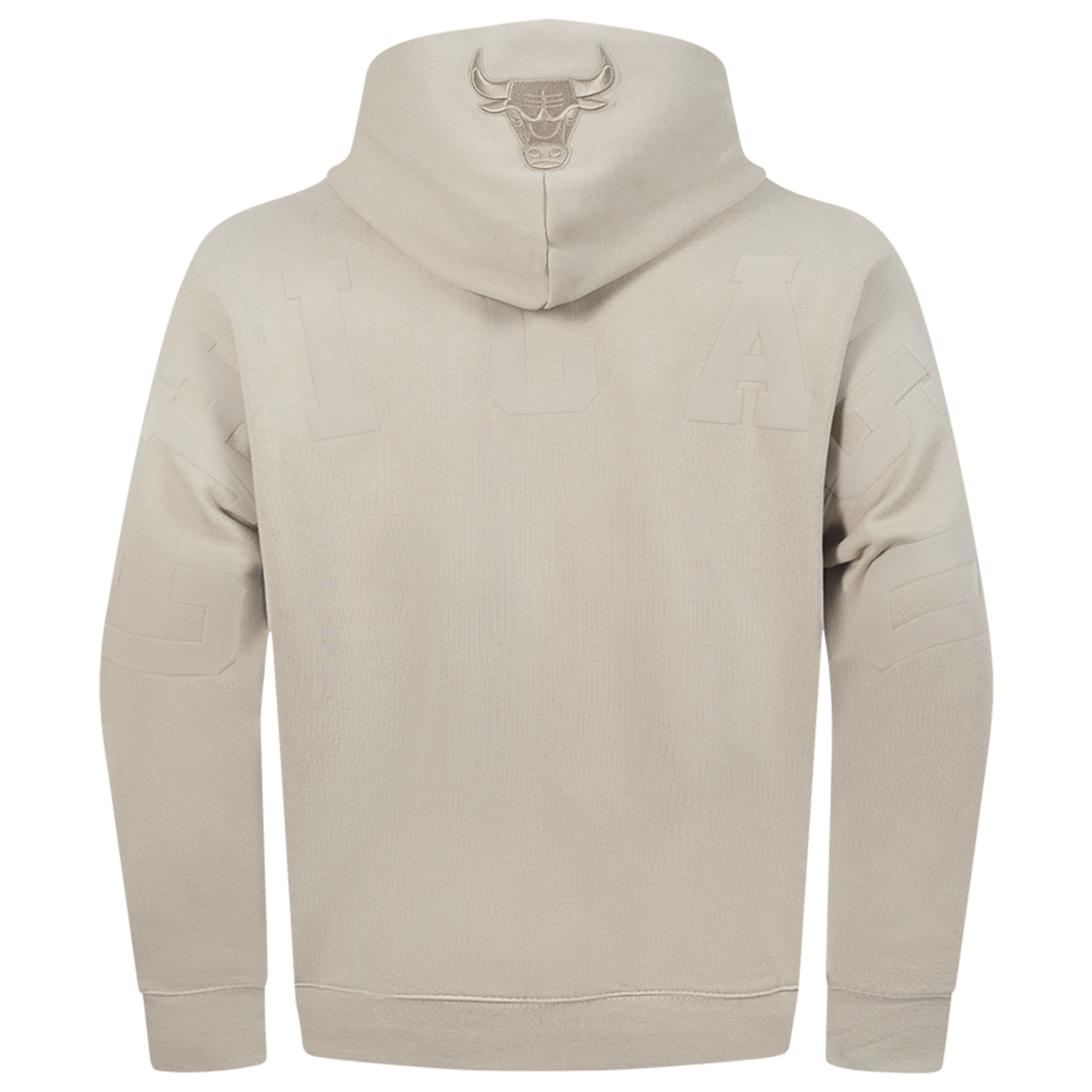 Pro Standard Bulls Logo Hoodie - Men's - Taupe