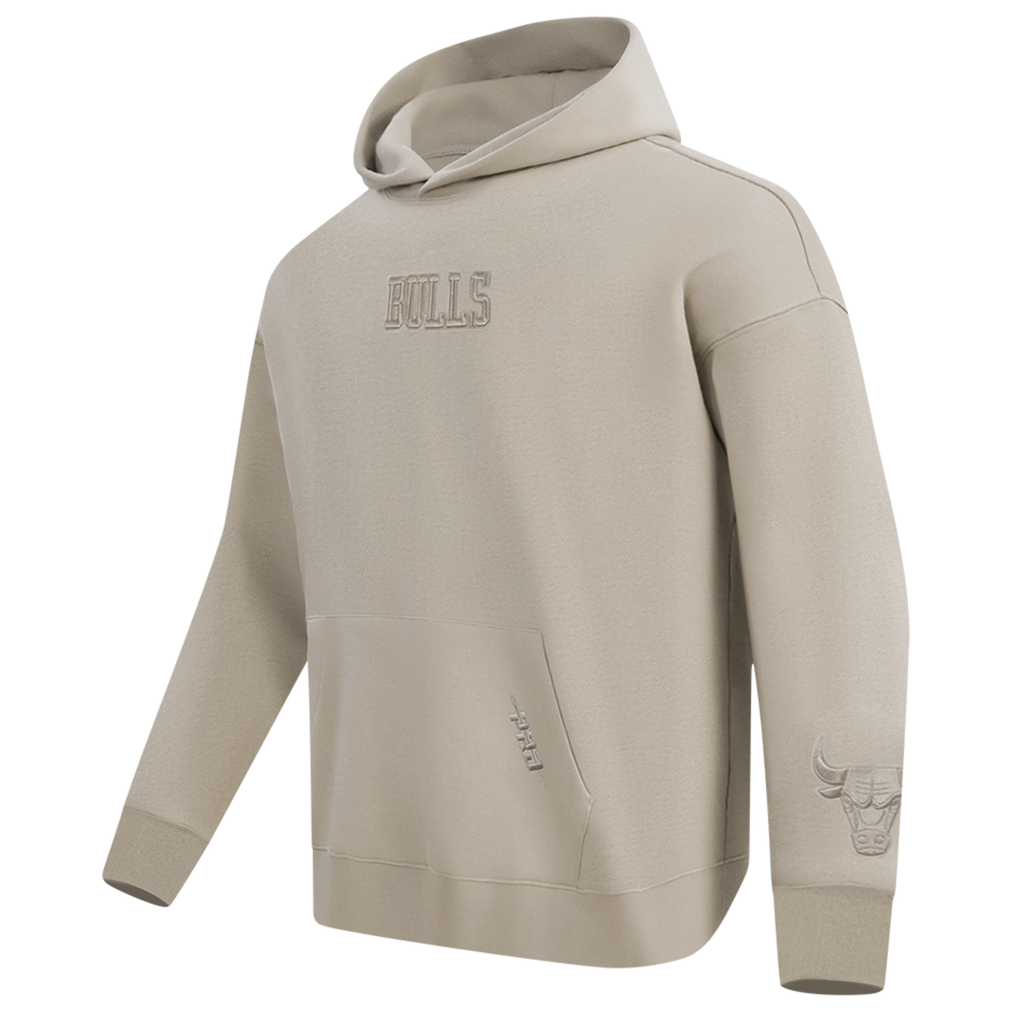 Pro Standard Bulls Logo Hoodie - Men's - Taupe