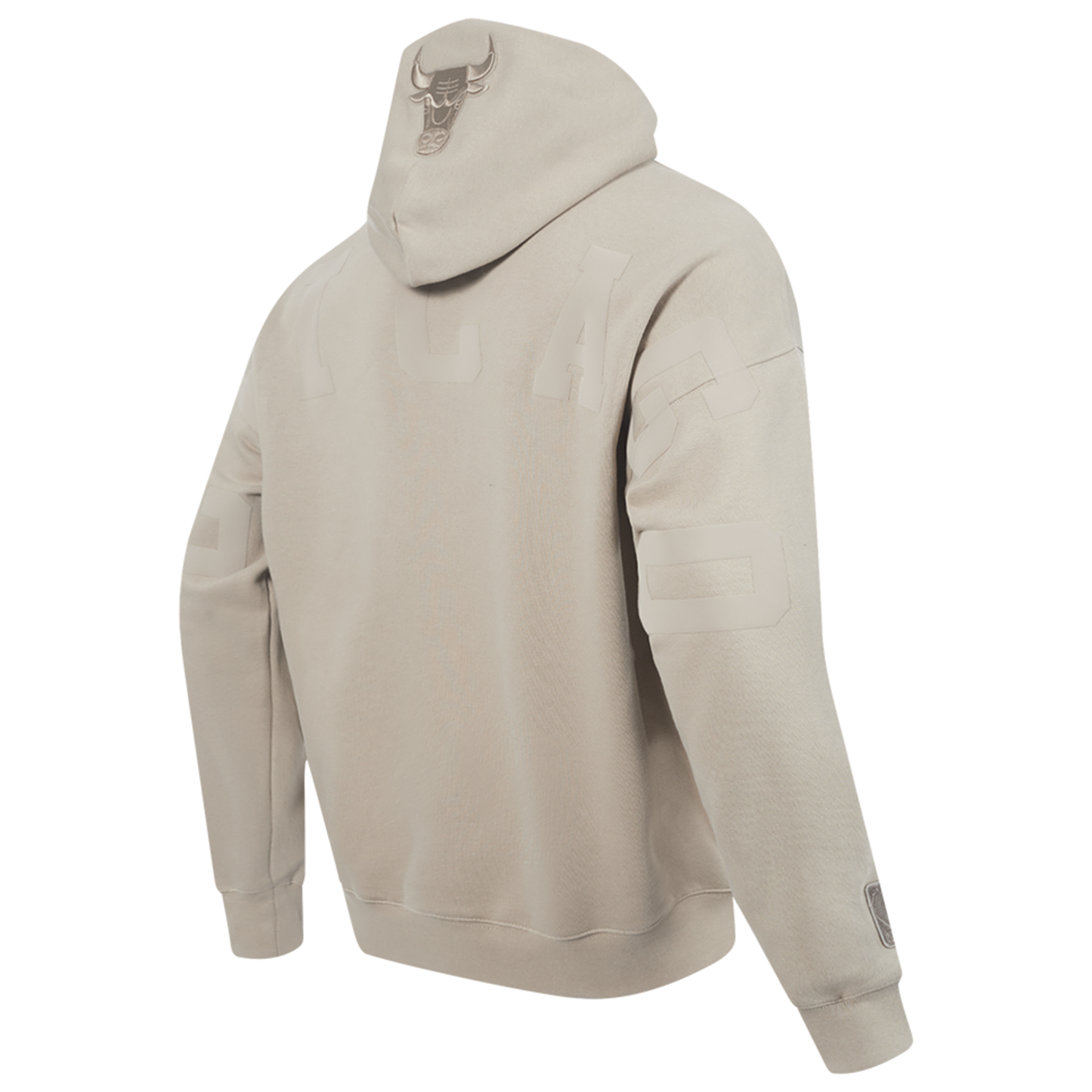 Pro Standard Bulls Logo Hoodie - Men's - Taupe