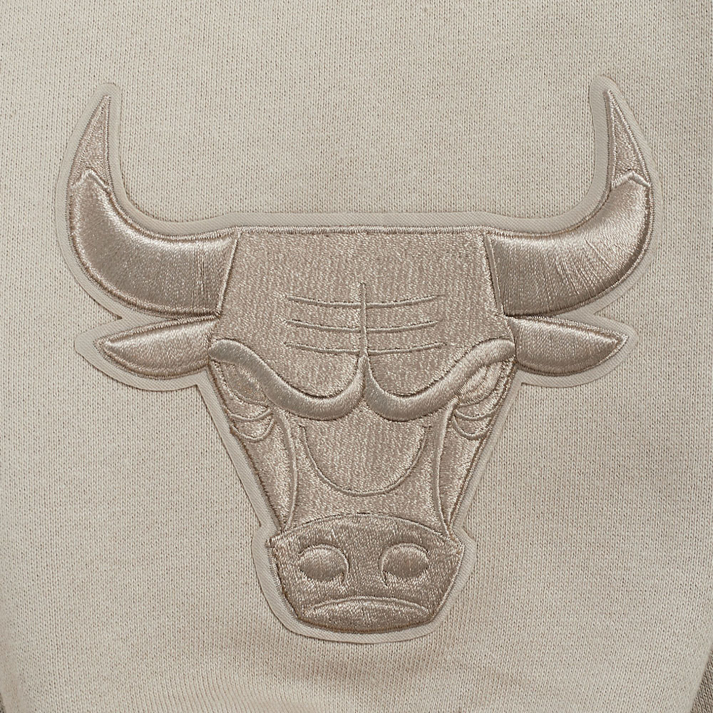 Pro Standard Bulls Logo Hoodie - Men's - Taupe
