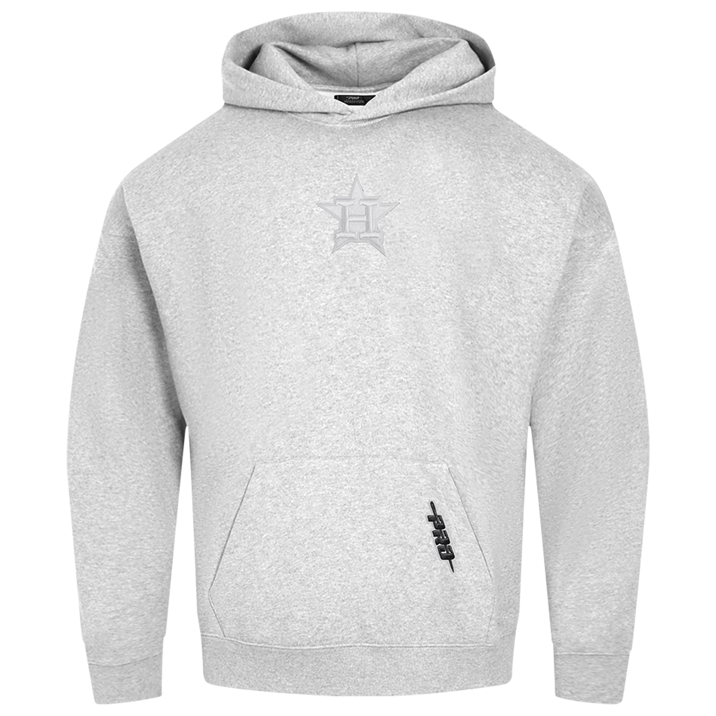 Pro Standard Astros Classic DS PO Hoodie - Men's - White/Grey