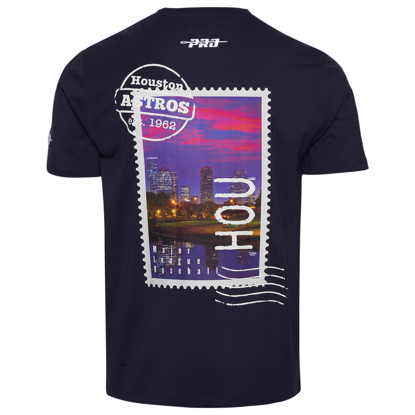 Pro Standard Houston Astros Postage SJ T-Shirt - Men's - Navy/Multi